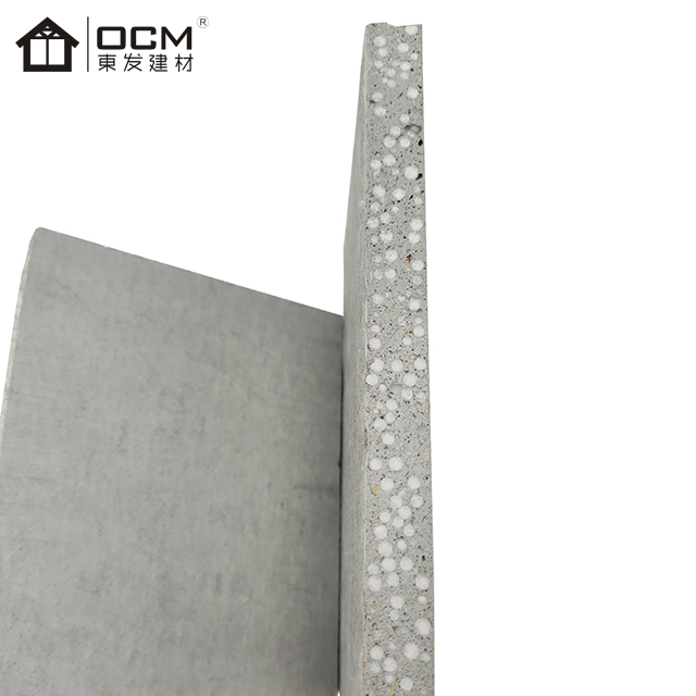 Good Quality OCM Heat Insulation Drywall Mgo Board Lightweight EPS Mgso4 Board
