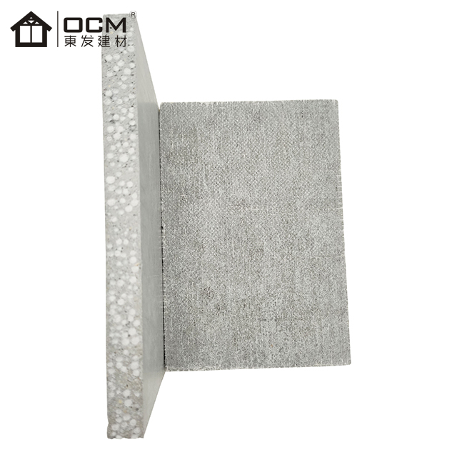House Decoration OCM Heat Insulation Magnesium Oxide Mgo Board Lightweight EPS Mgso4 Board